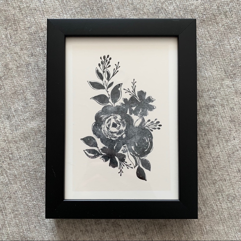 Framed Floral Art Print